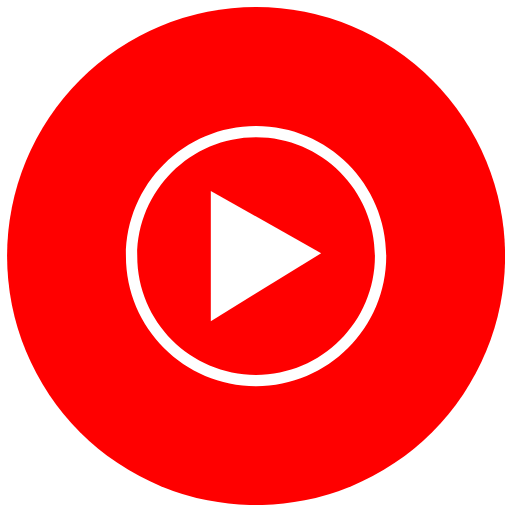 YouTube Muziek vernieuwd logo